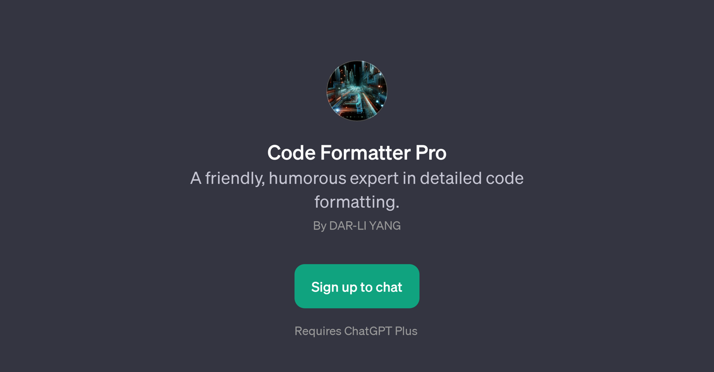 Code Formatter Pro website