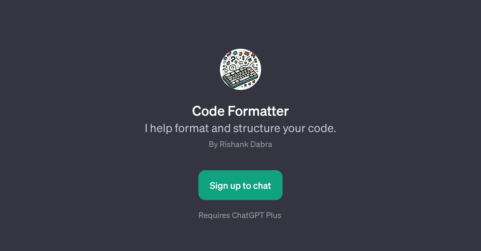 Code Formatter website