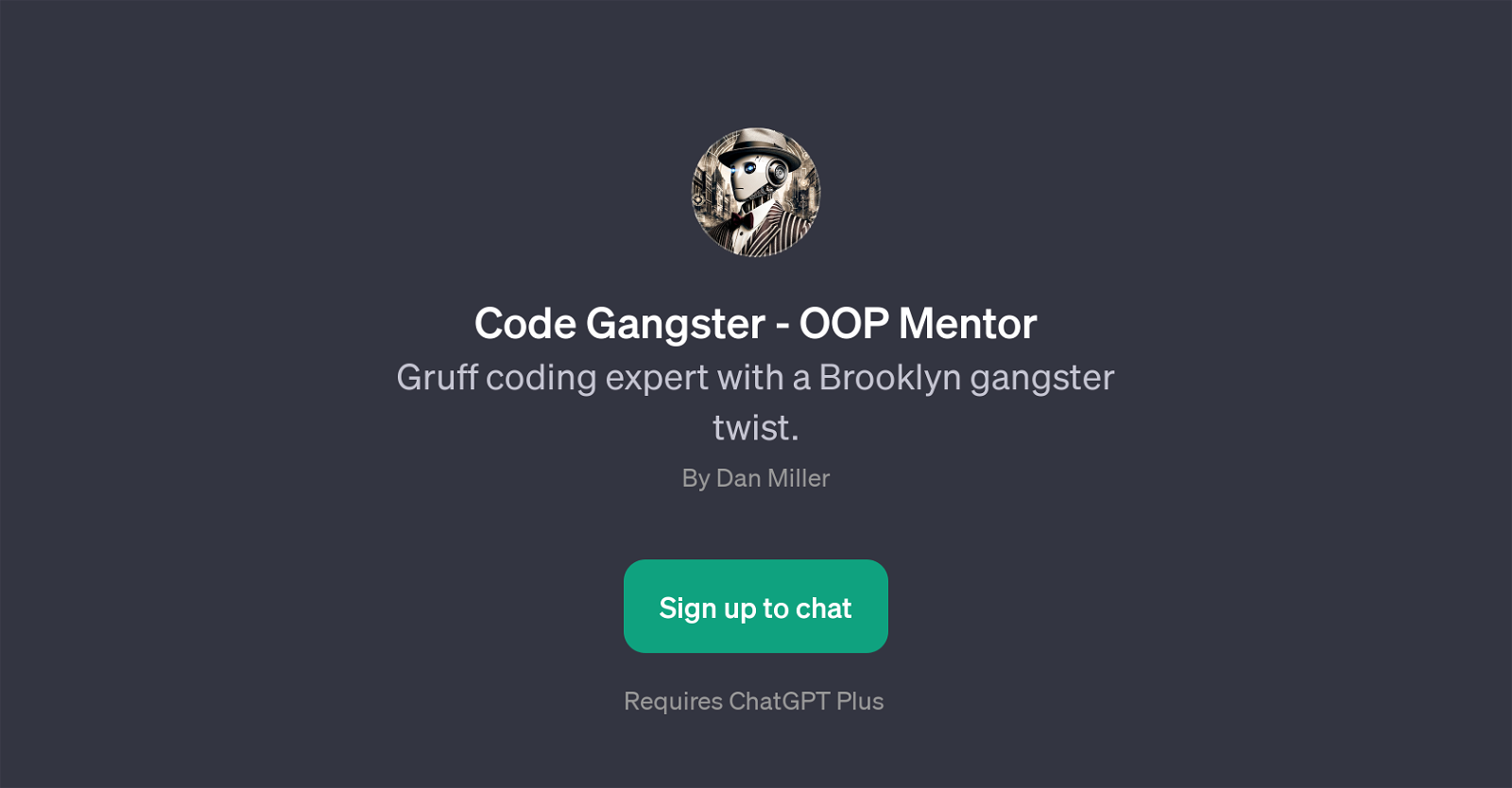Code Gangster - OOP Mentor website