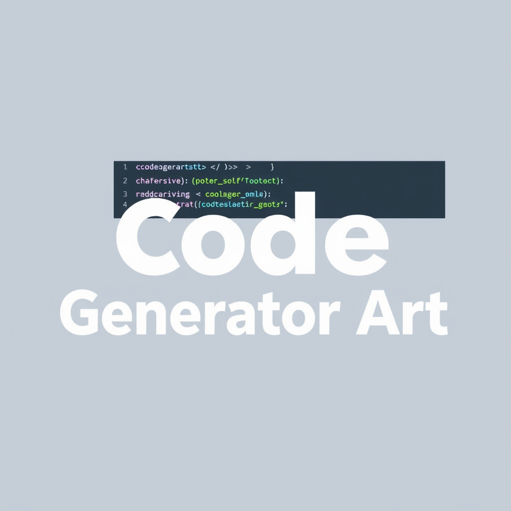 Code Generator Art website
