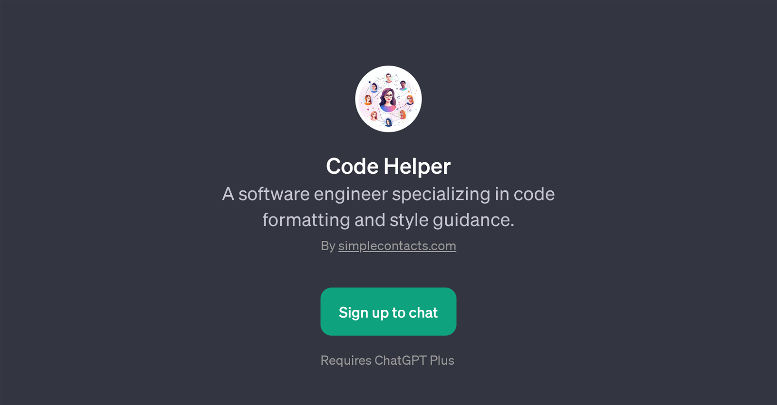 Code Helper website