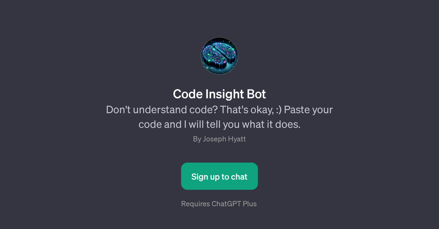 Code Insight Bot website