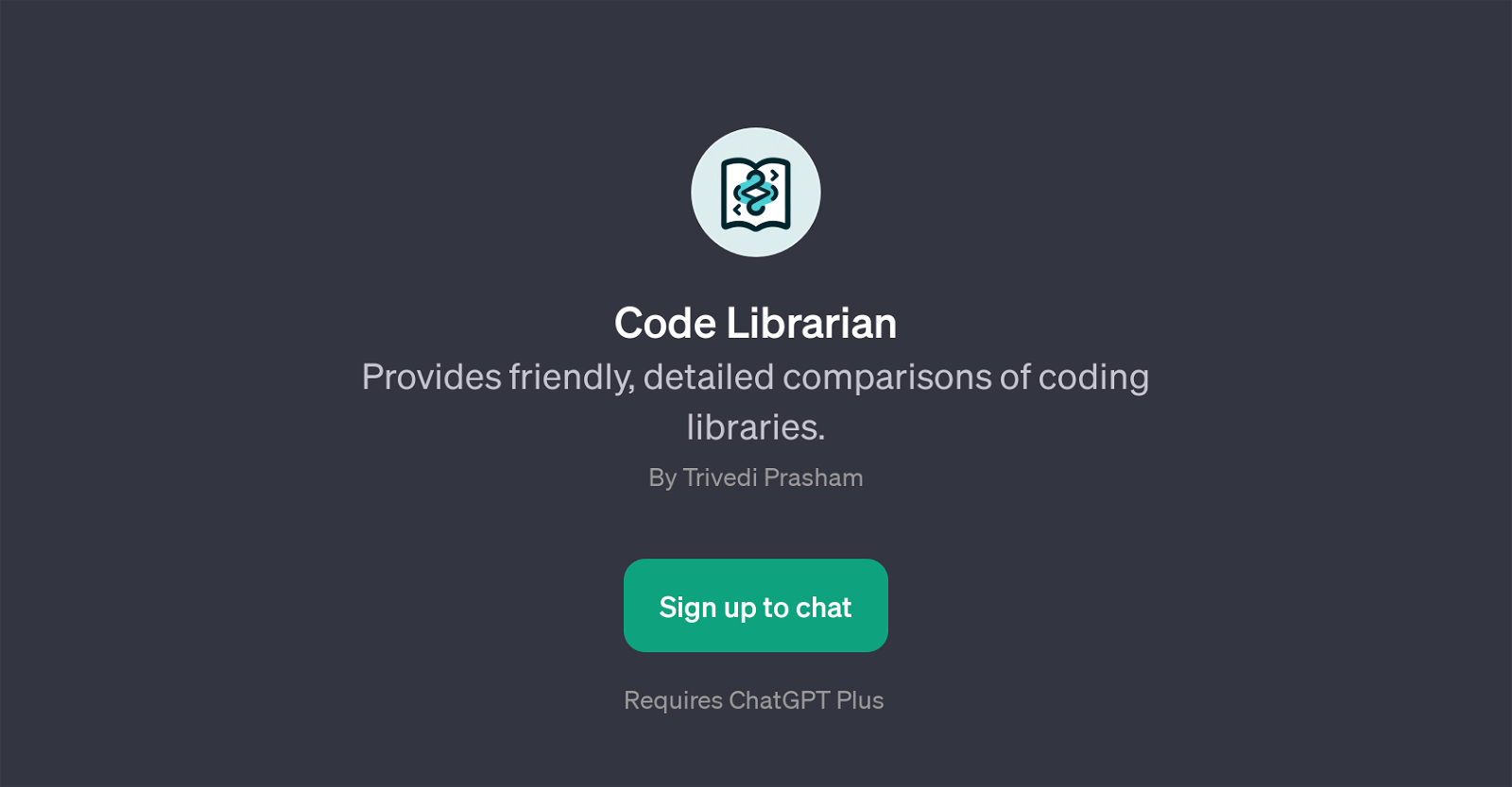 Code Librarian website
