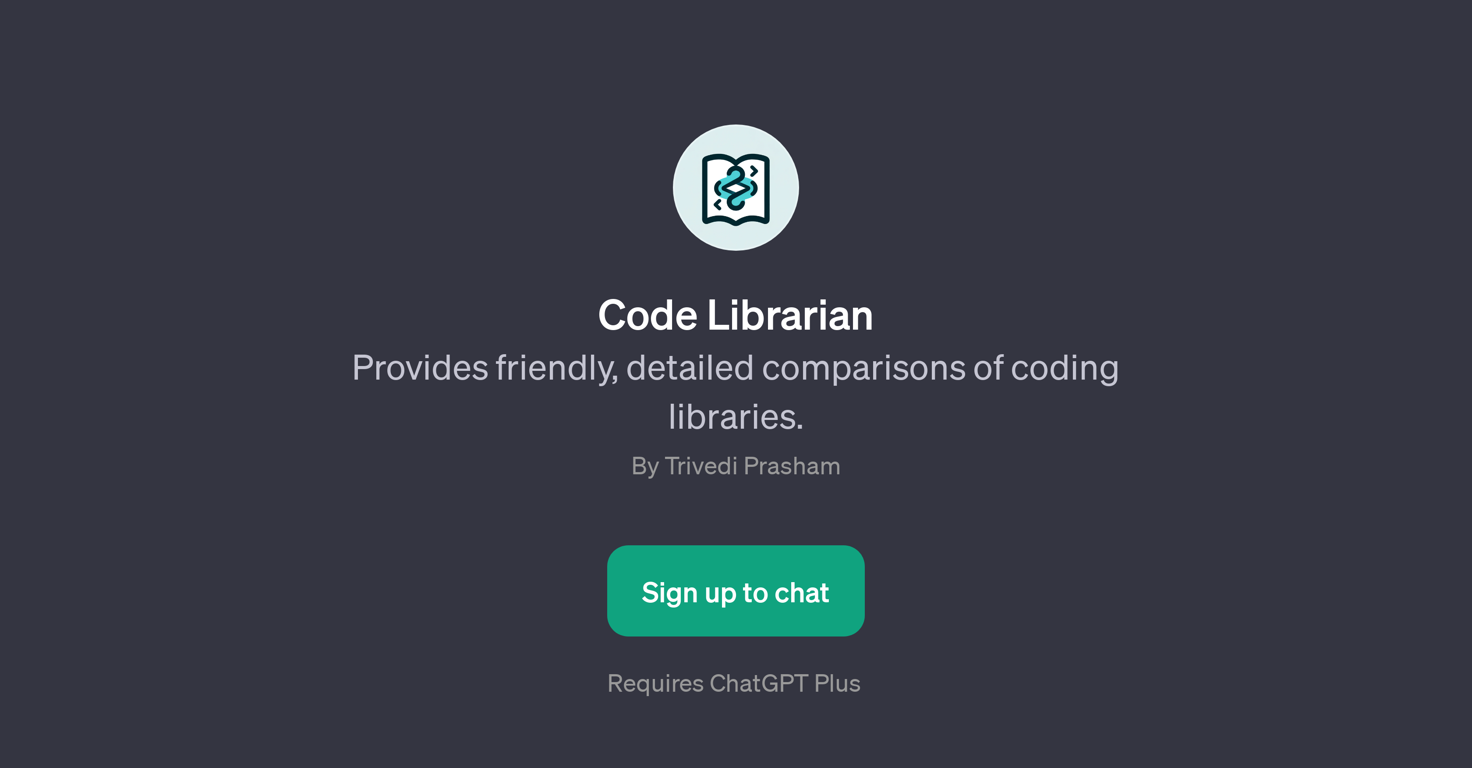 Code Librarian website