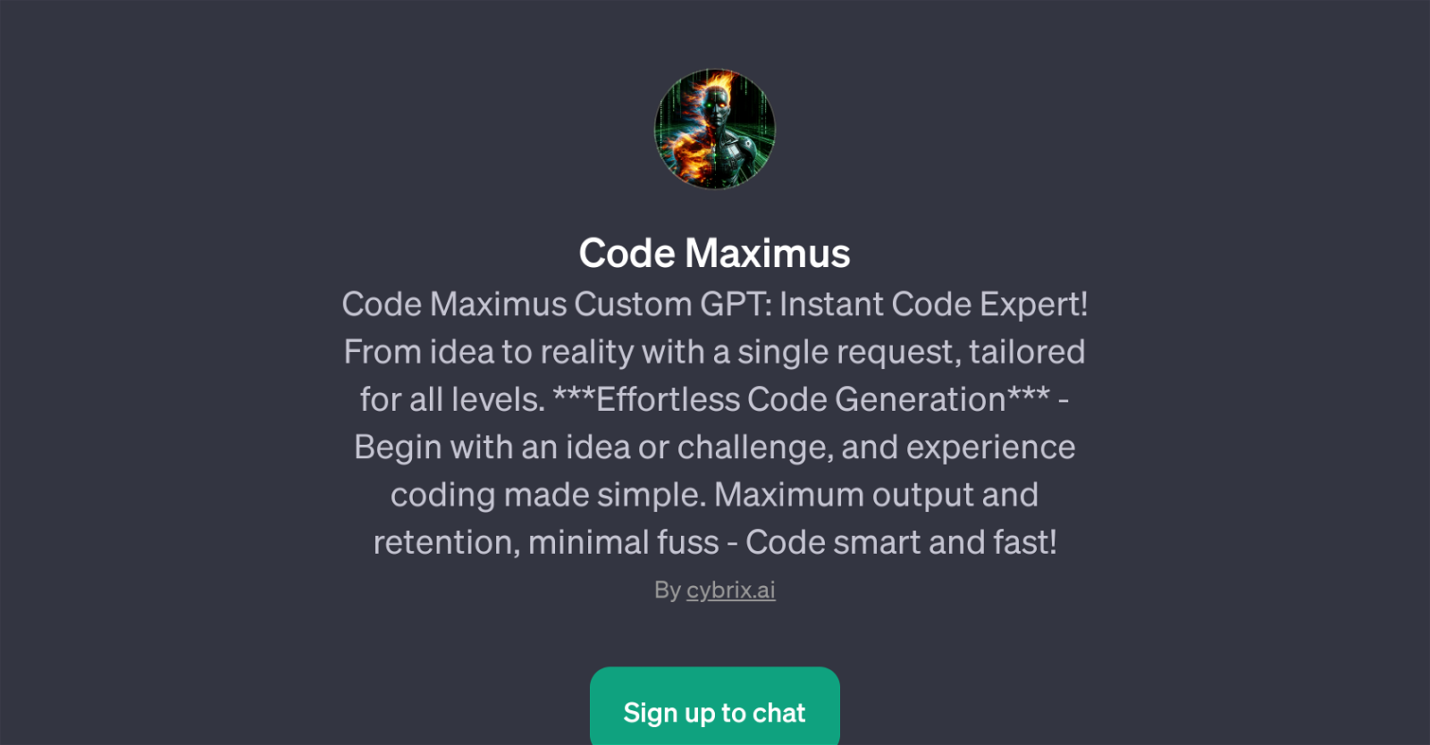 Code Maximus website