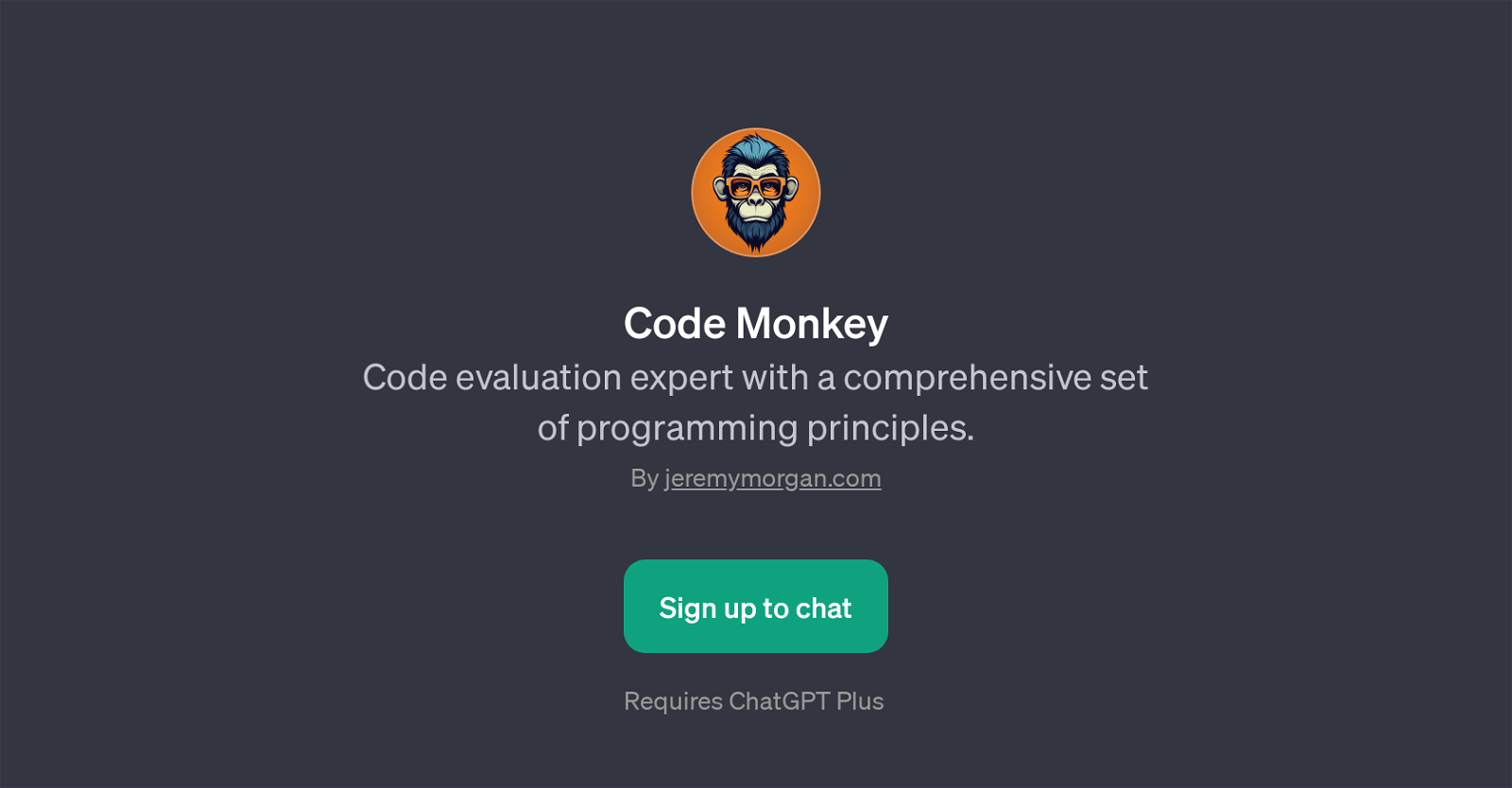 Code Monkey website