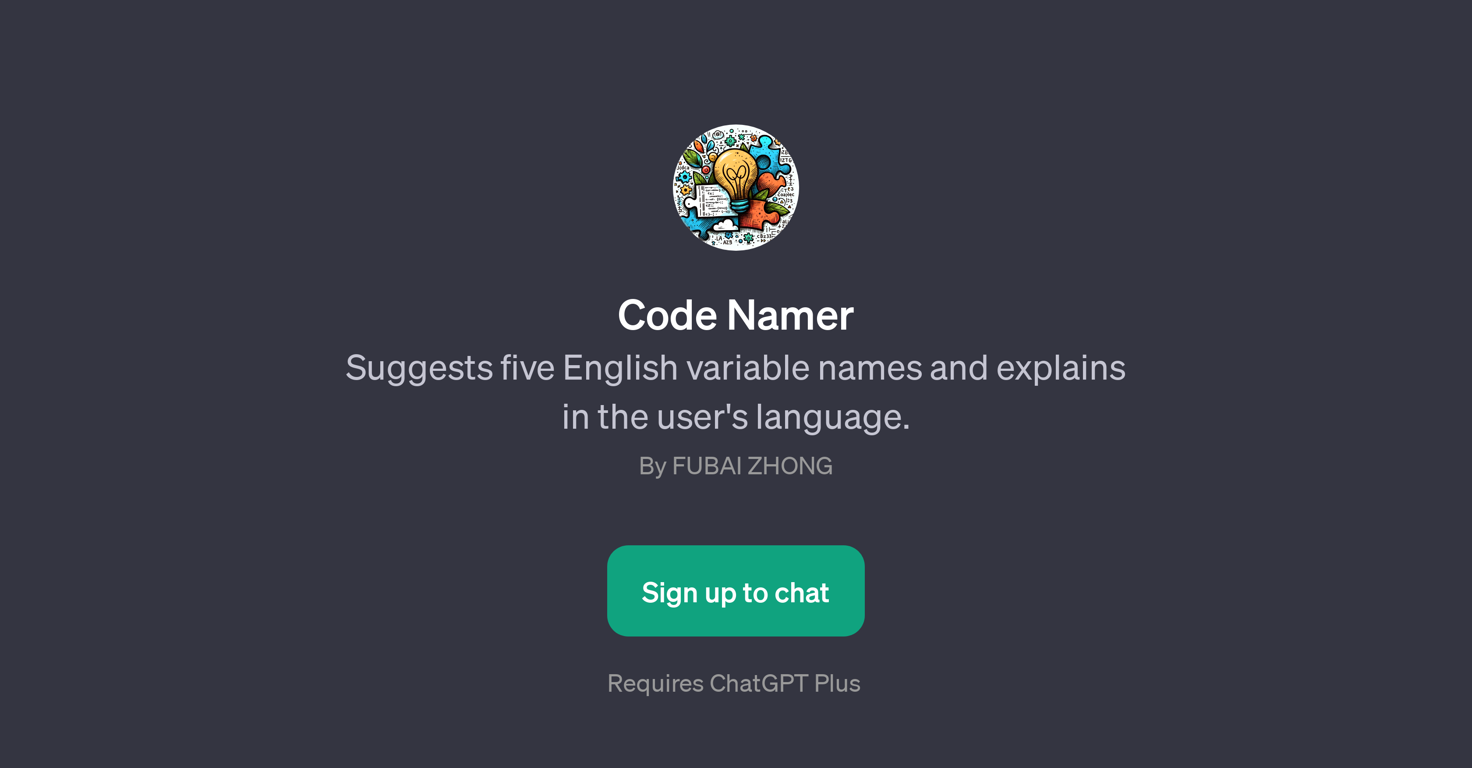 Code Namer website