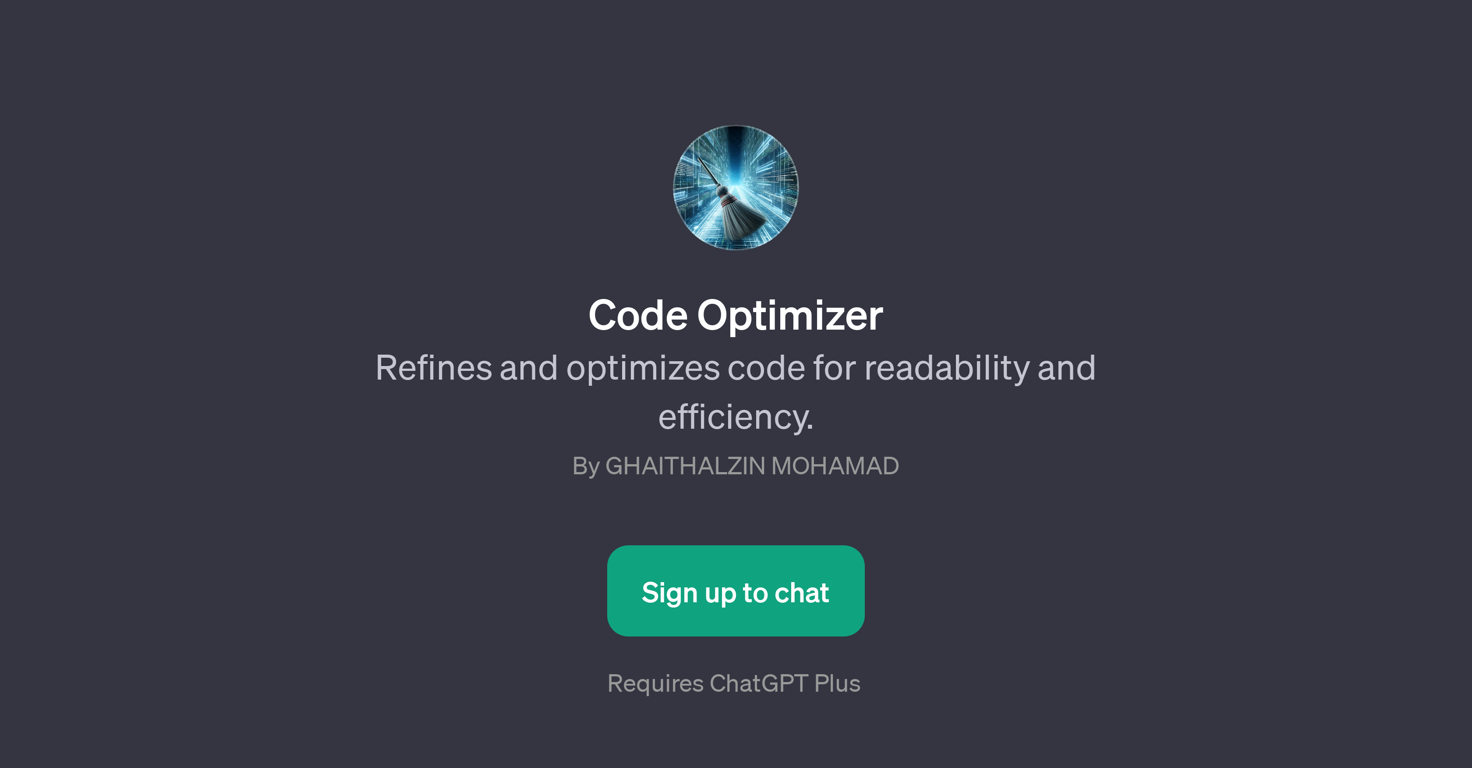 Code Optimizer website