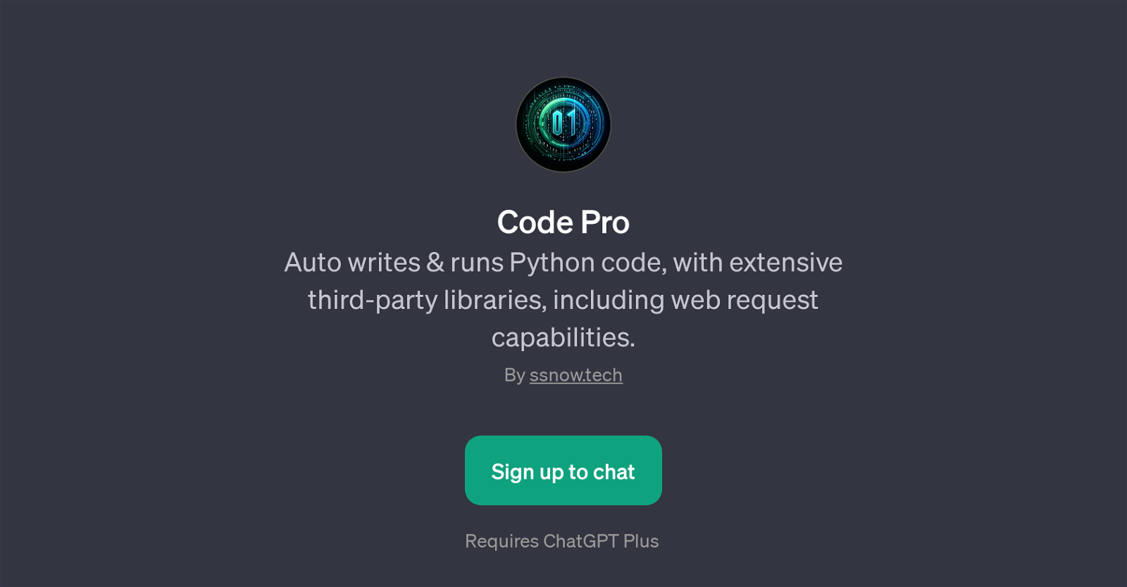 Code Pro website