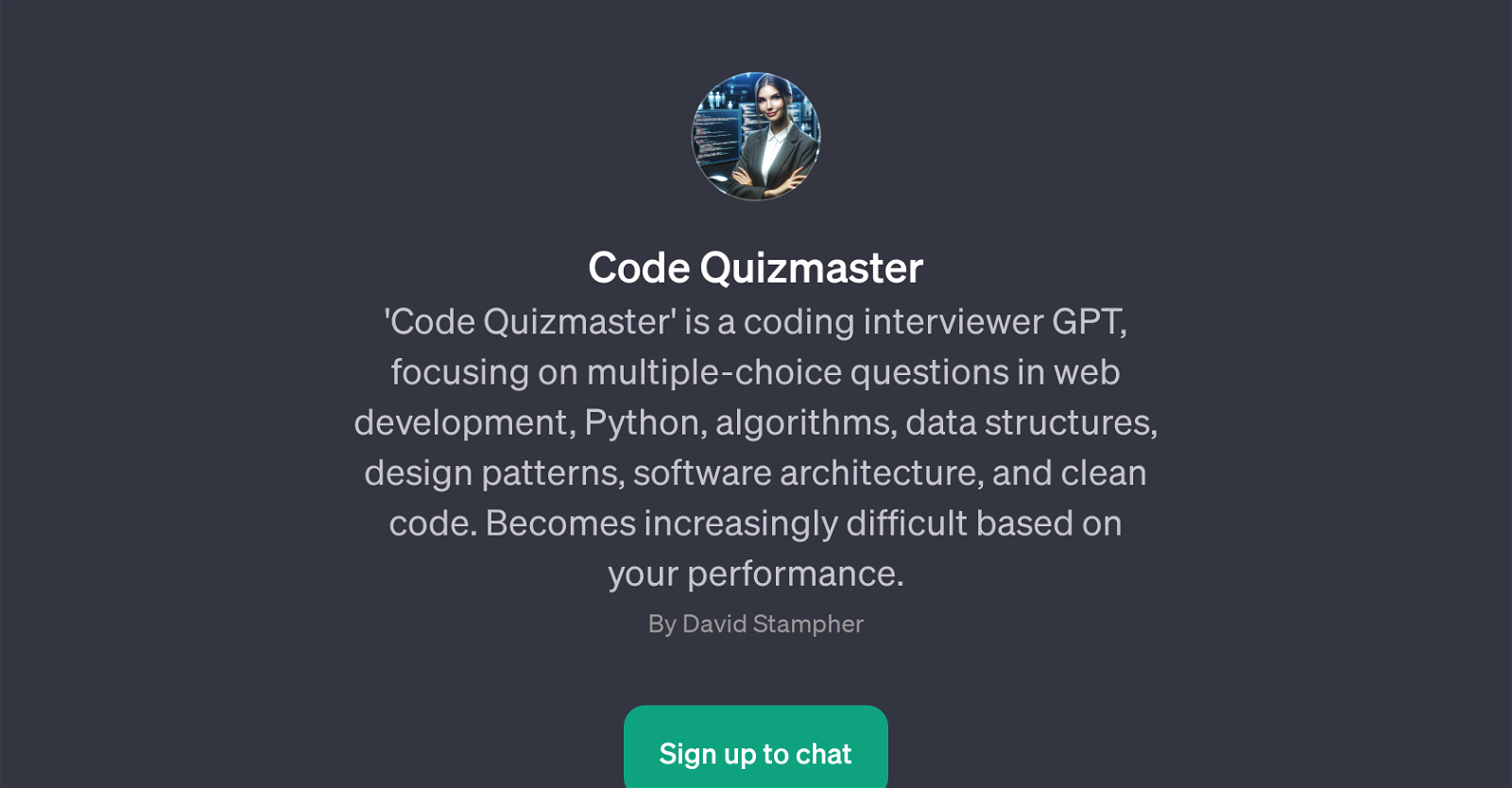 Code Quizmaster website