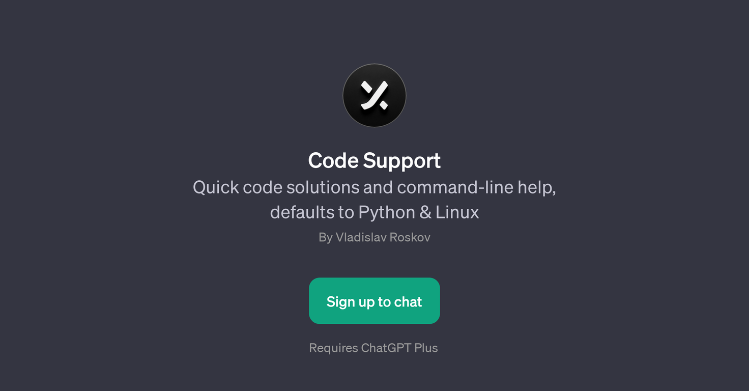 Code Support website