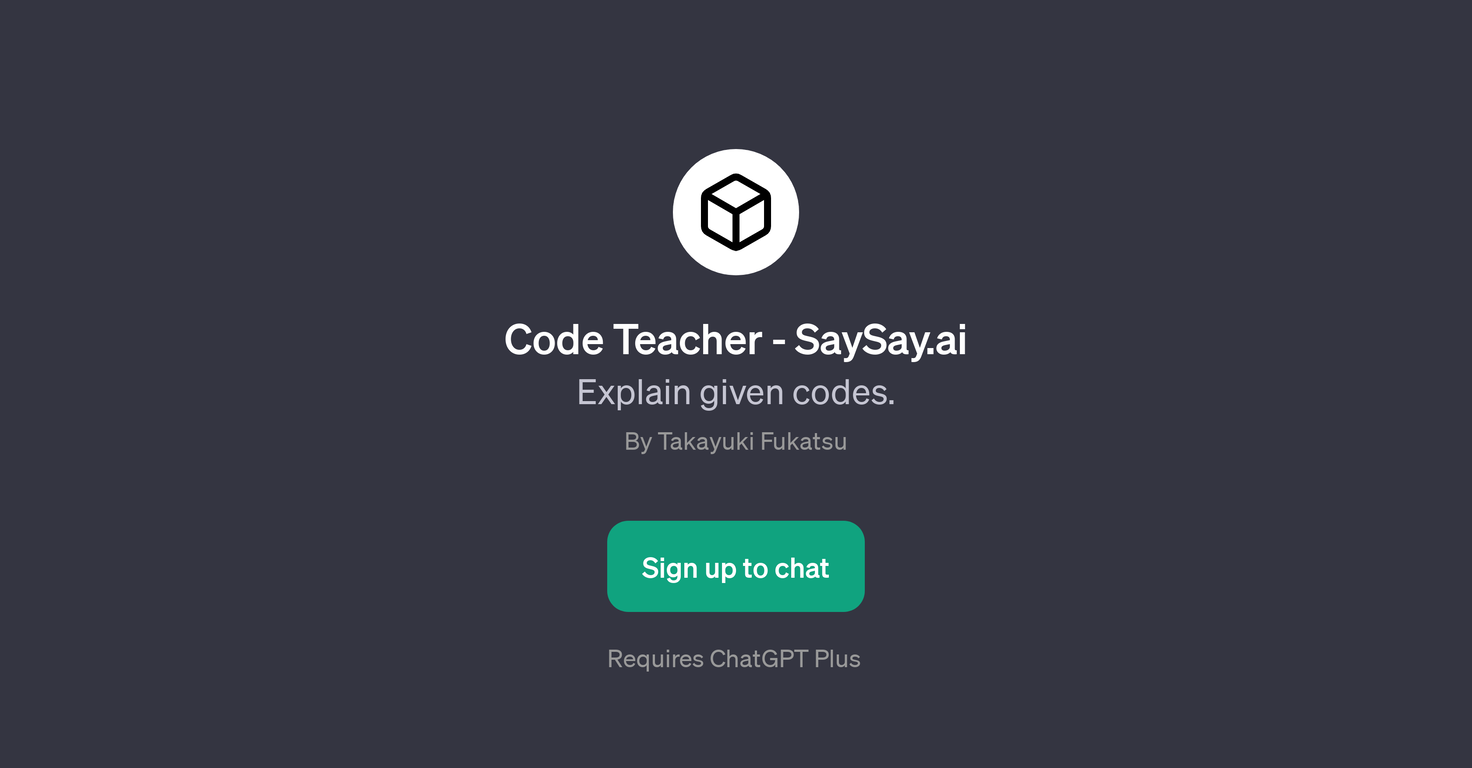 Code Teacher website