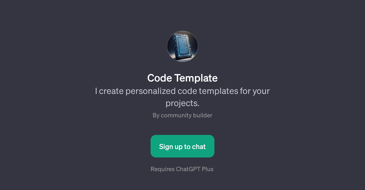 Code Template website