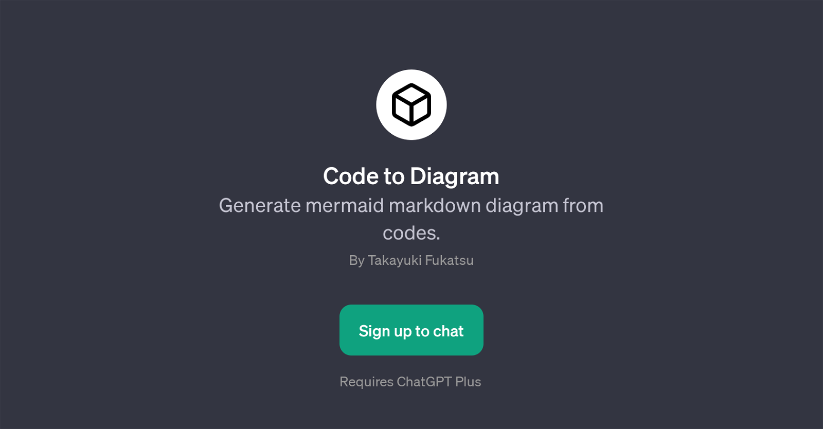 Code to Diagram website