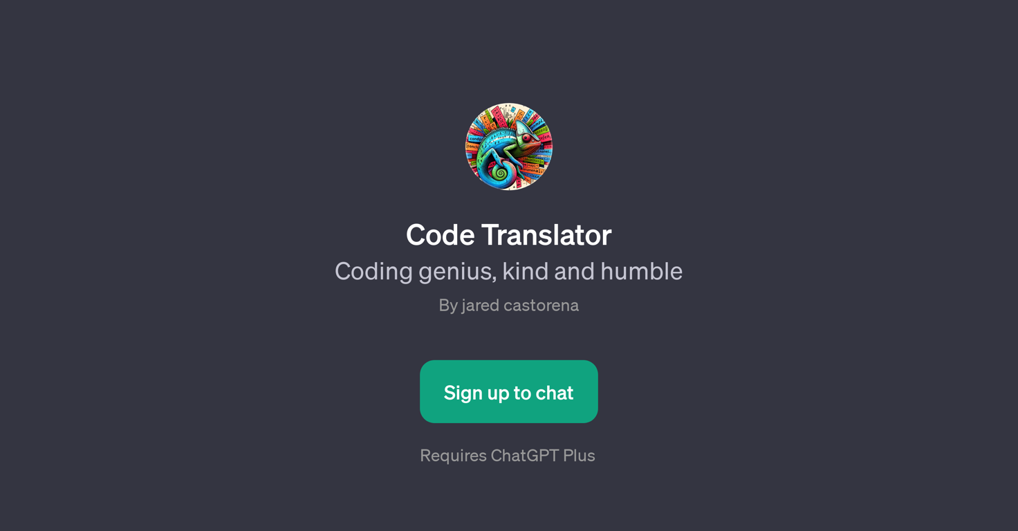 Code Translator website