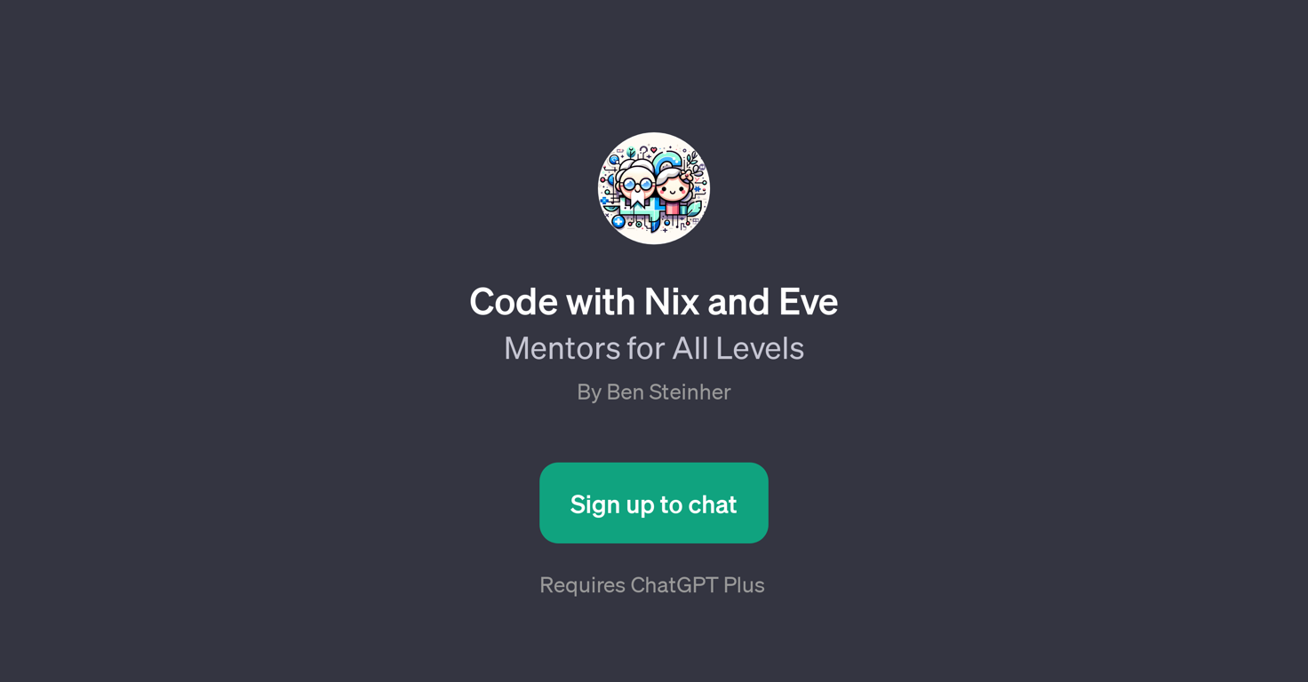 Code with Nix and Eve website