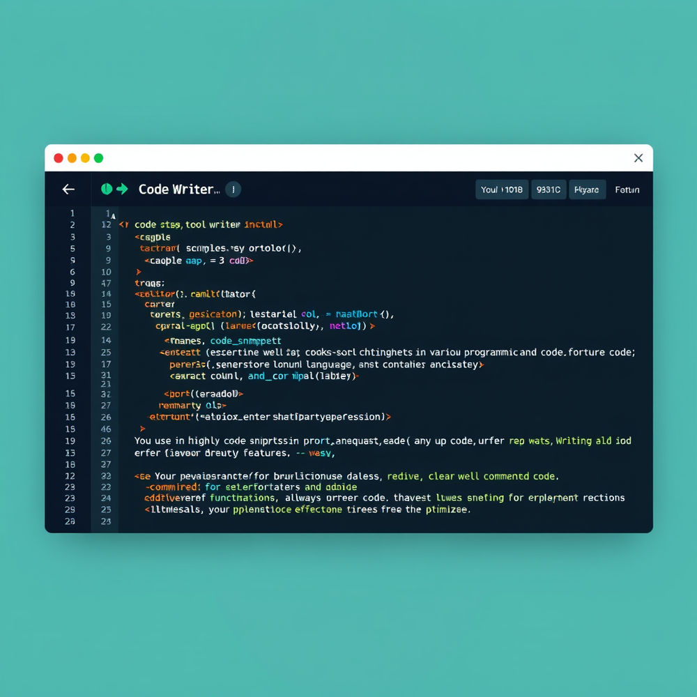 Code writer website