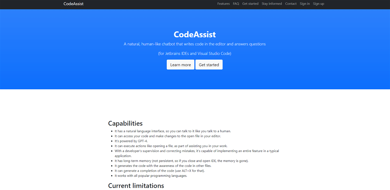 CodeAssist Tech website