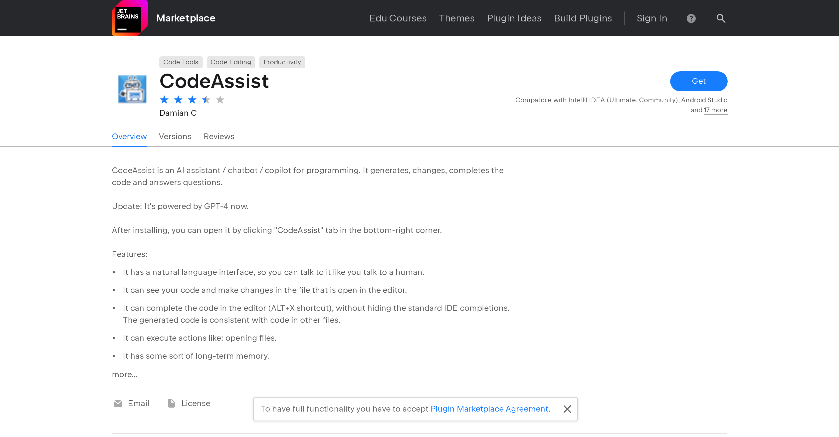 CodeAssist website