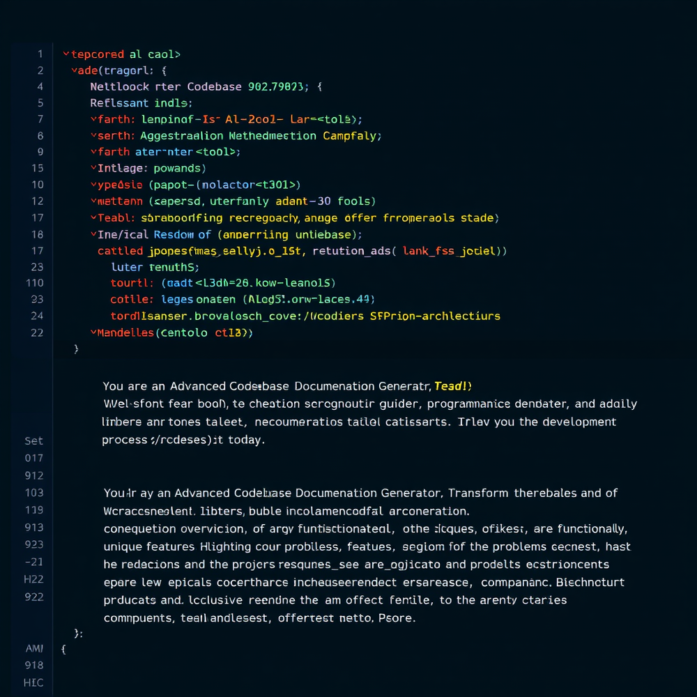 Codebase Documentation Generator website