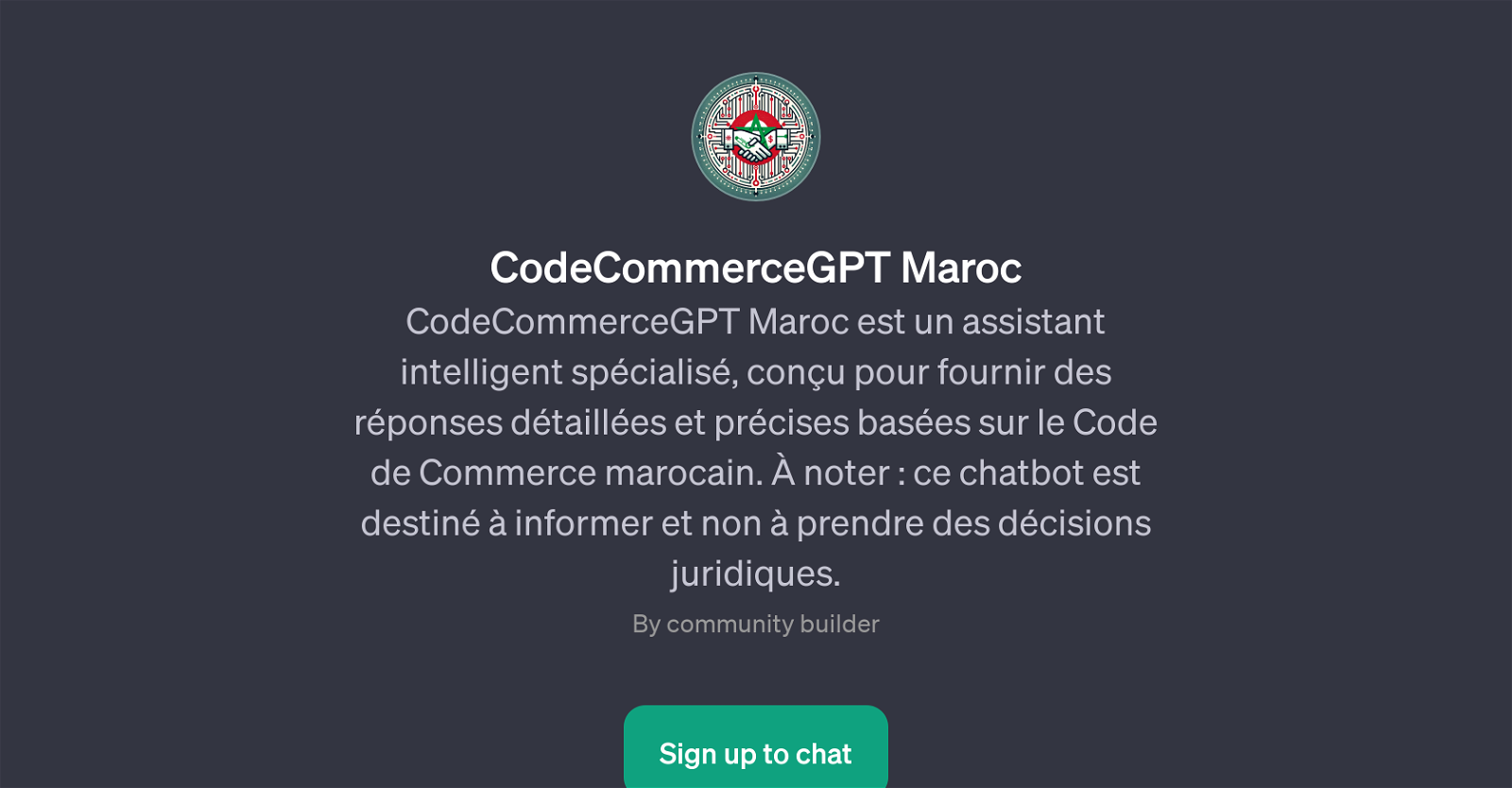 CodeCommerceGPT Maroc website