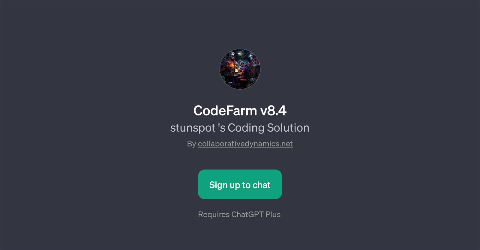 CodeFarm v8.4 website