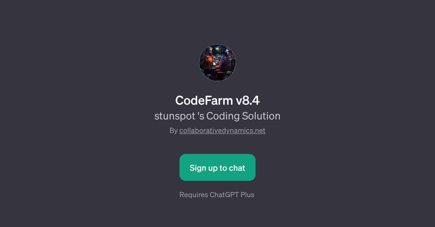 CodeFarm v8.4 website