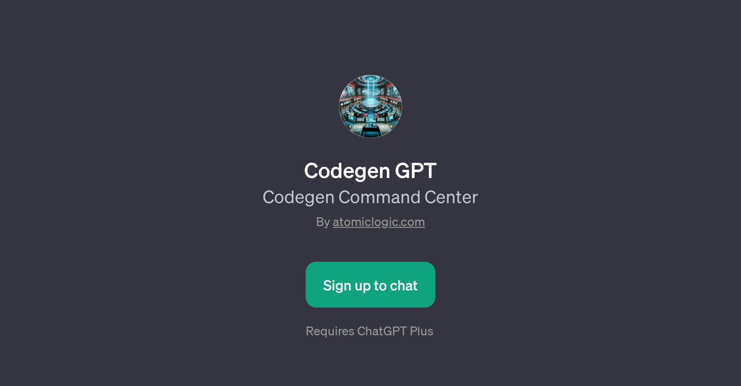 Codegen GPT website