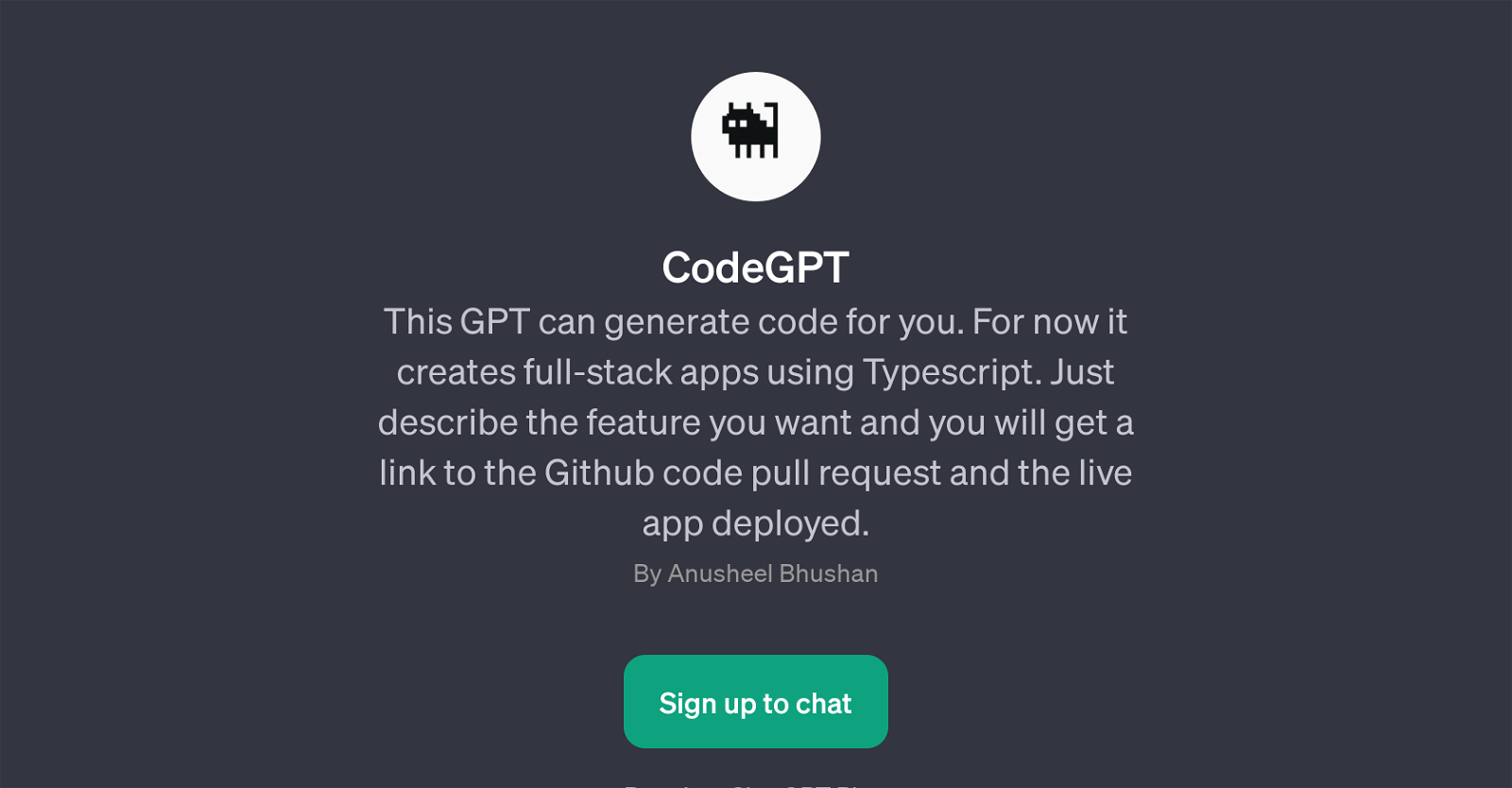 CodeGPT website