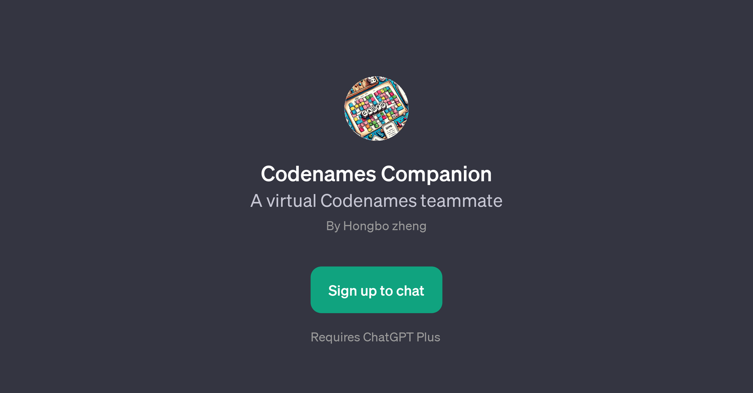 Codenames Companion website