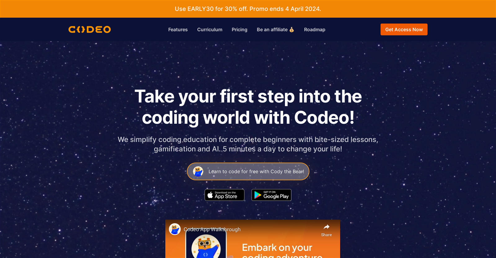 Codeo website
