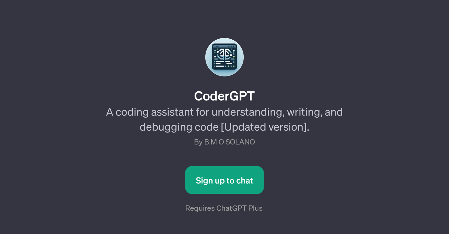 CoderGPT website