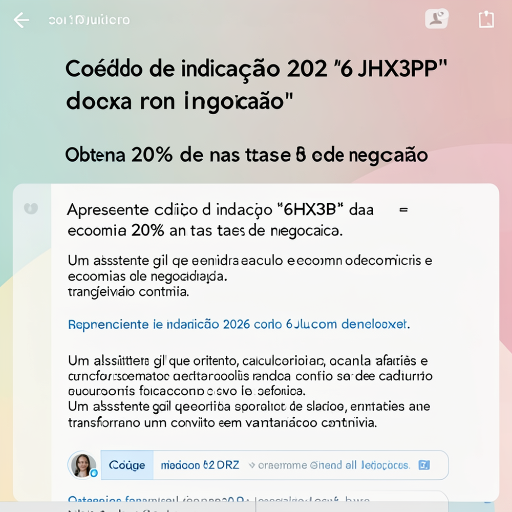 Código de indicação 2026 Ju.com "6HX3BP" Obtenha 20% de nas taxas de negociação. website