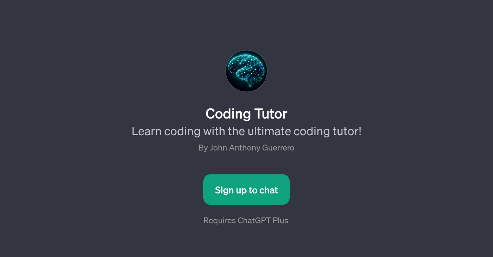 Coding Tutor website
