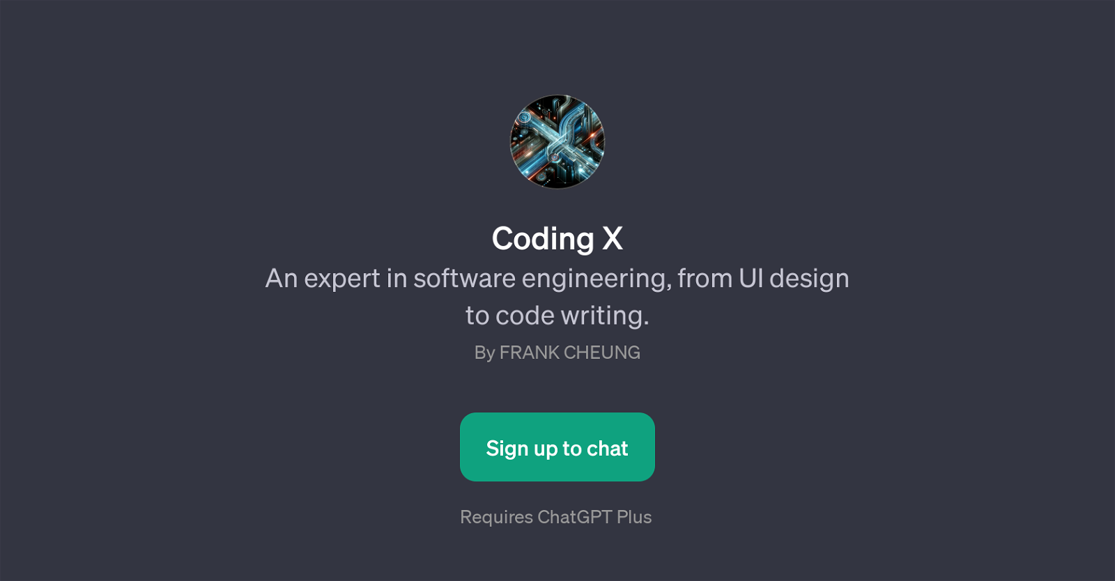 Coding X website