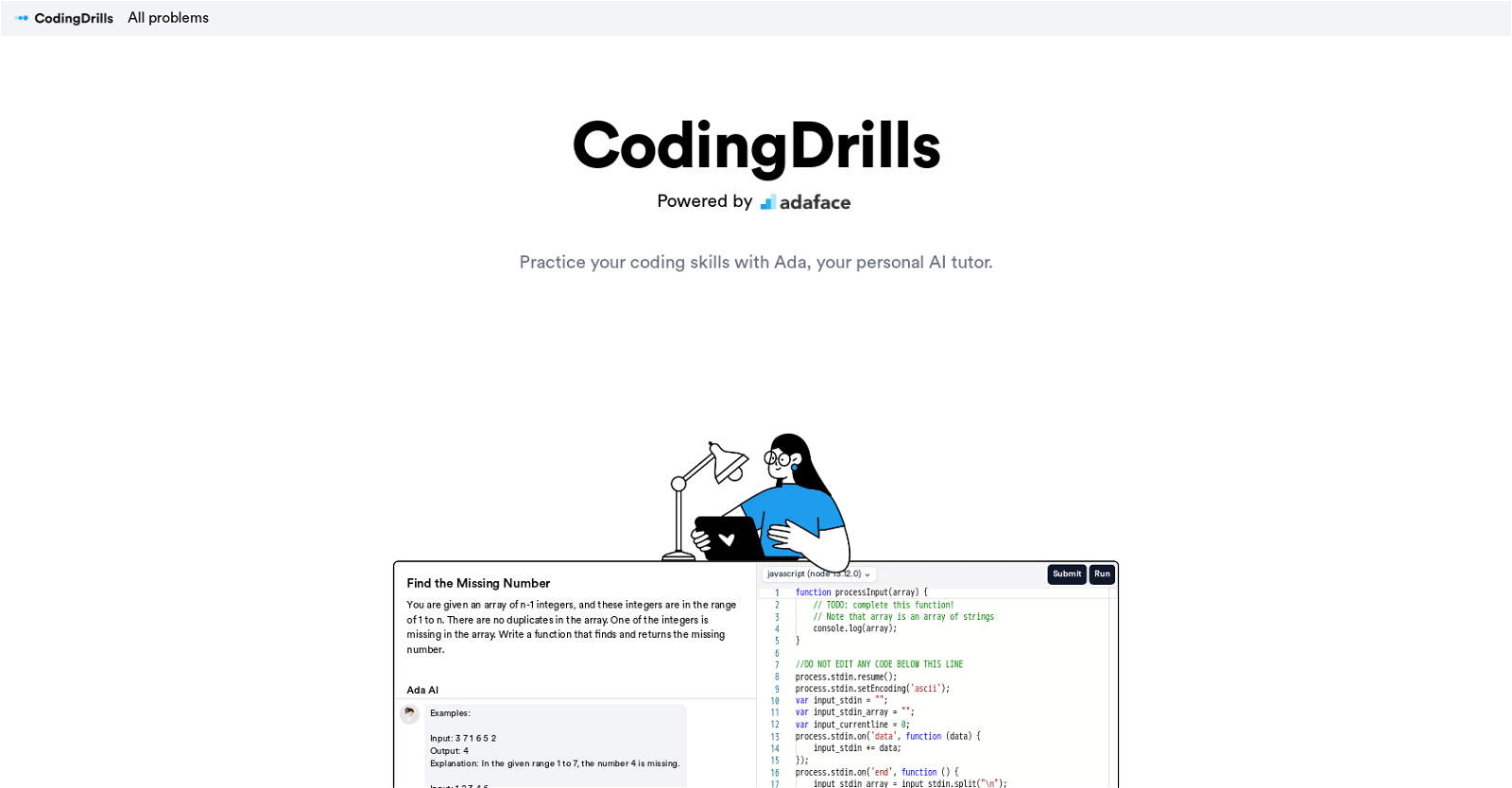 CodingDrills website