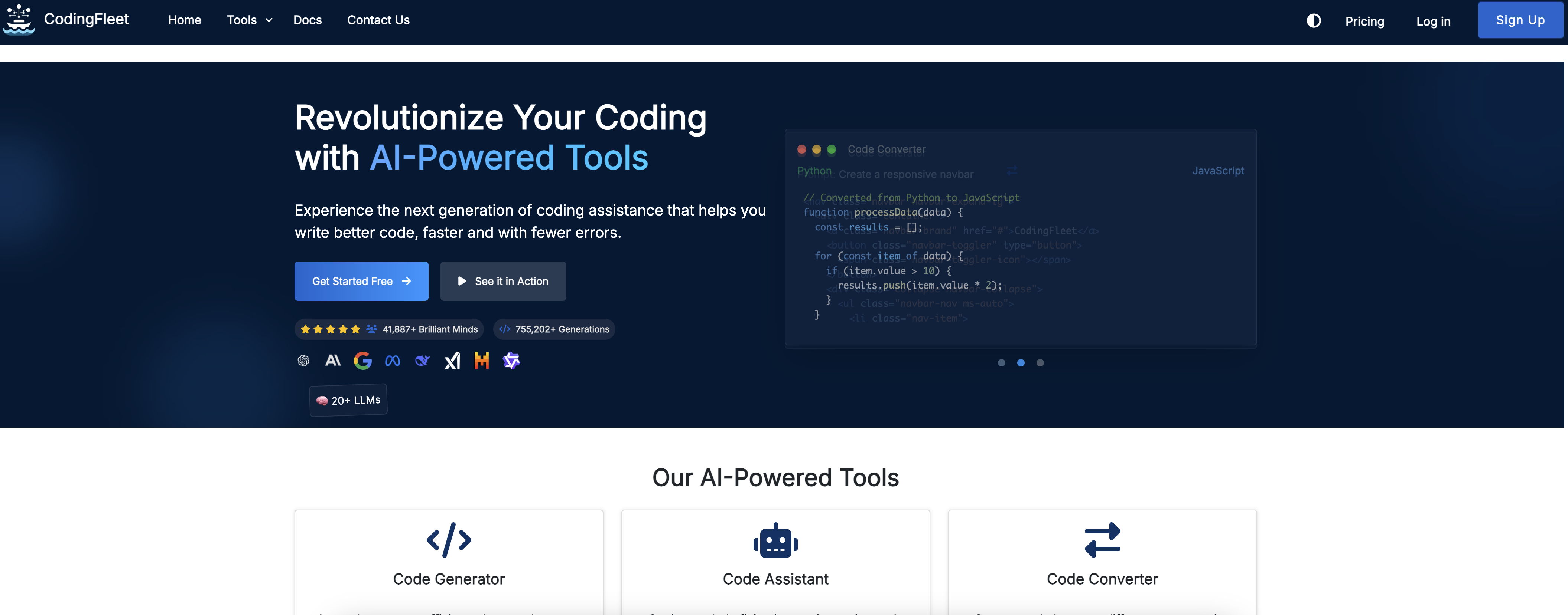 CodingFleet - AI Tool For Coding