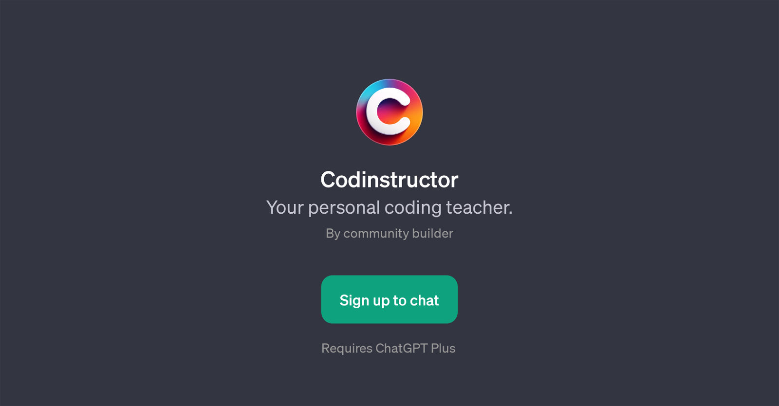 Codinstructor website