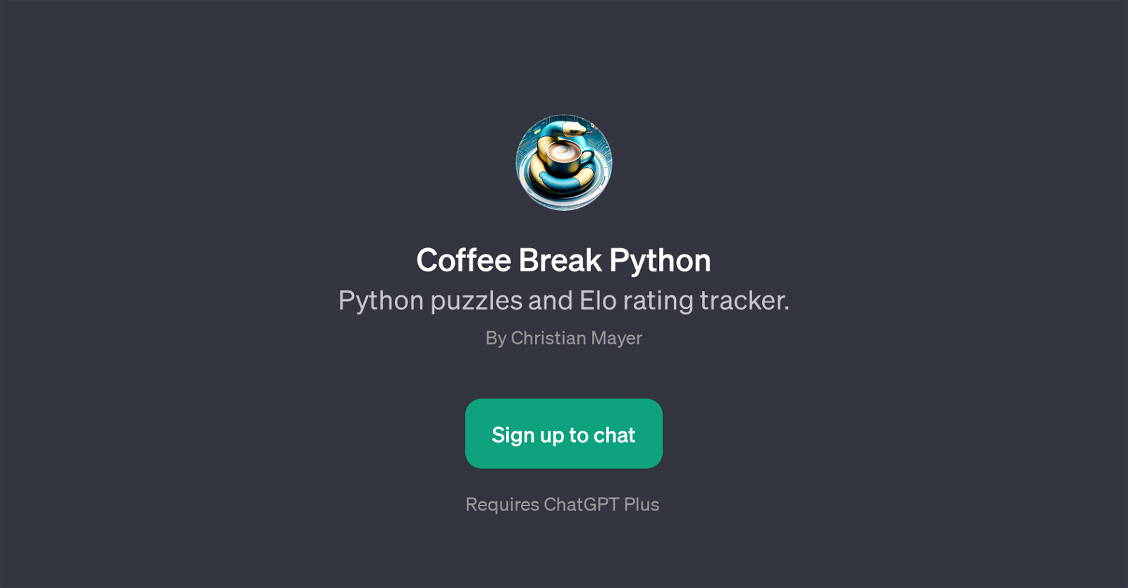Coffee Break Python website