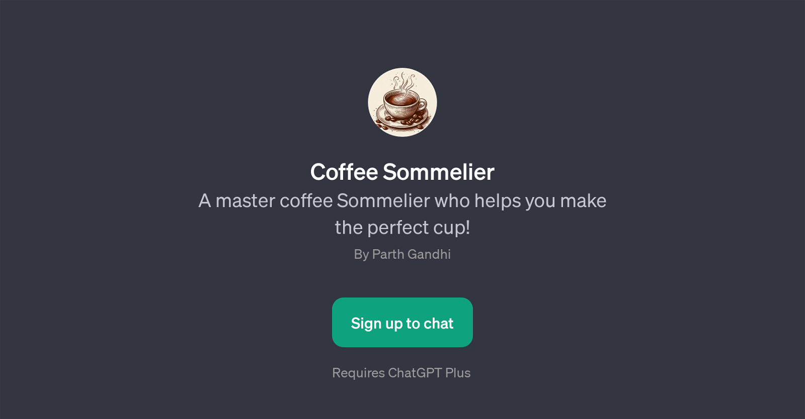 Coffee Sommelier website