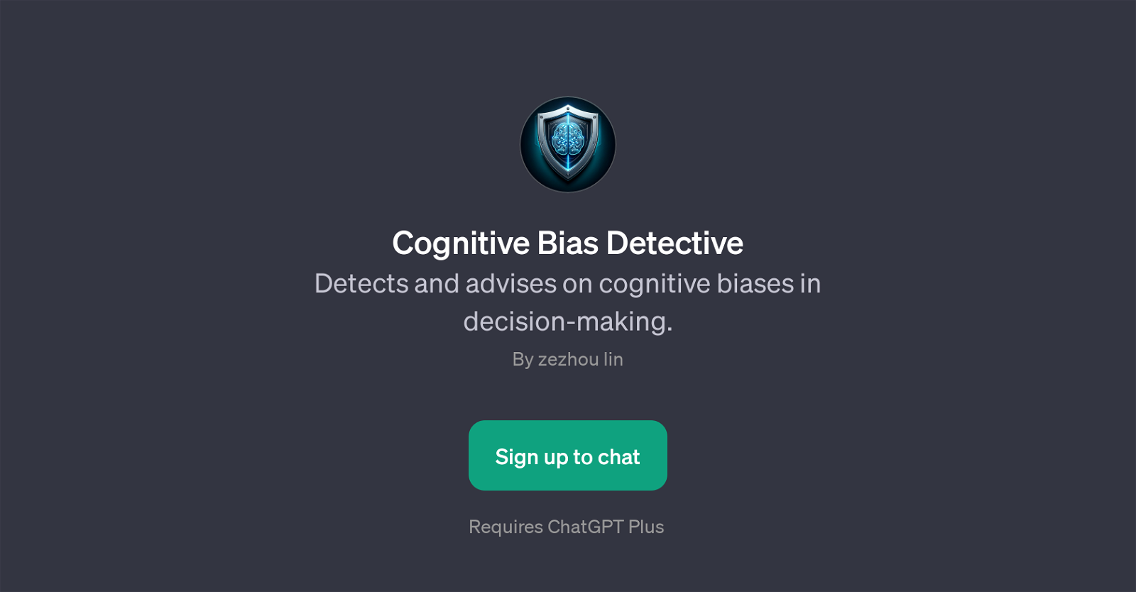 Cognitive Bias Detective website