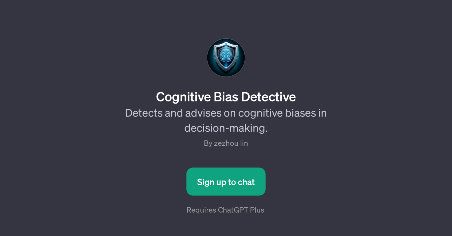 Cognitive Bias Detective website