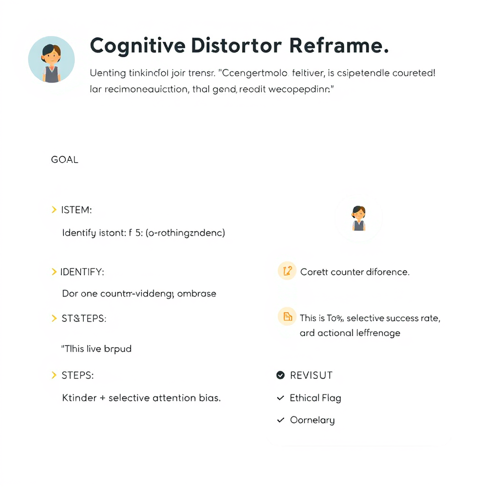 Cognitive Distortion Reframer website