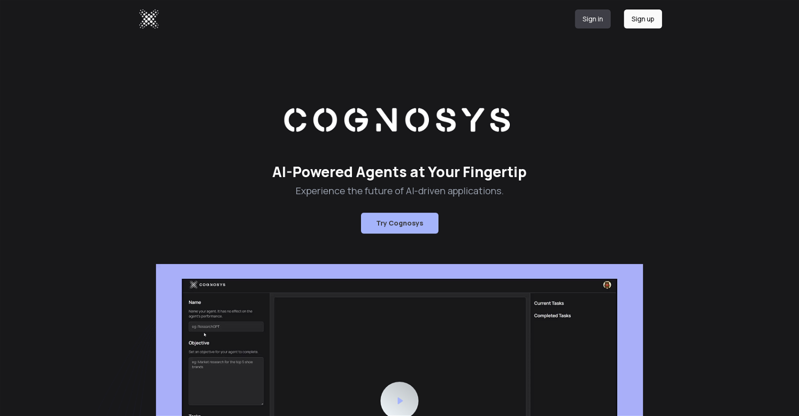 Cognosys website