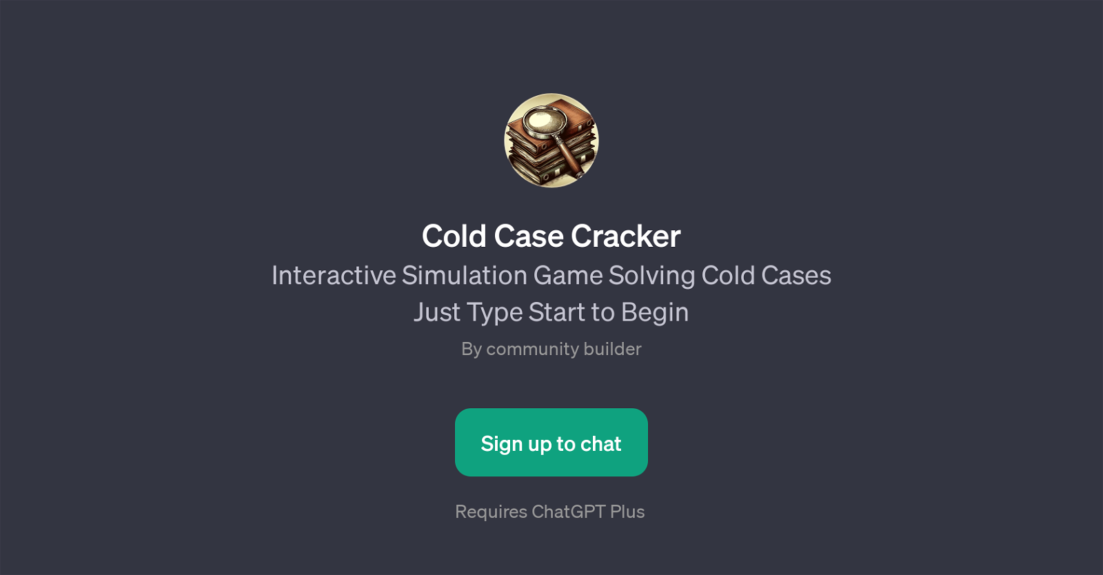Cold Case Cracker website