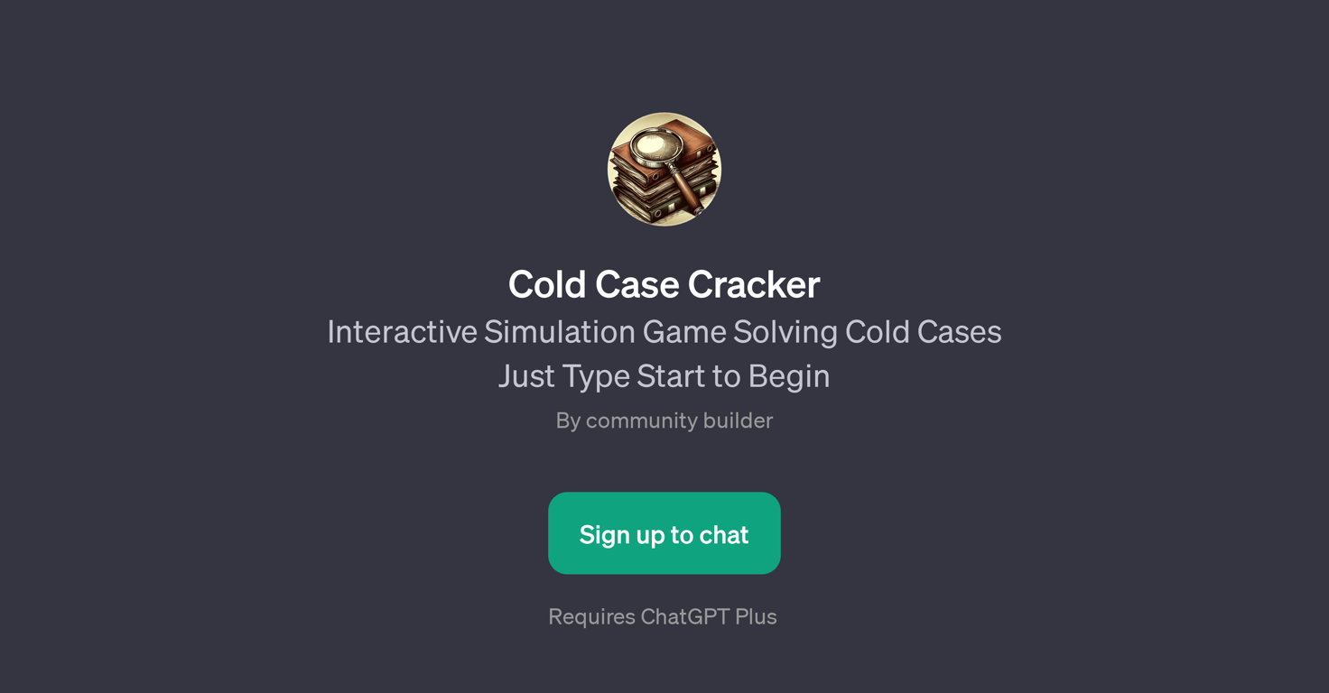 Cold Case Cracker website
