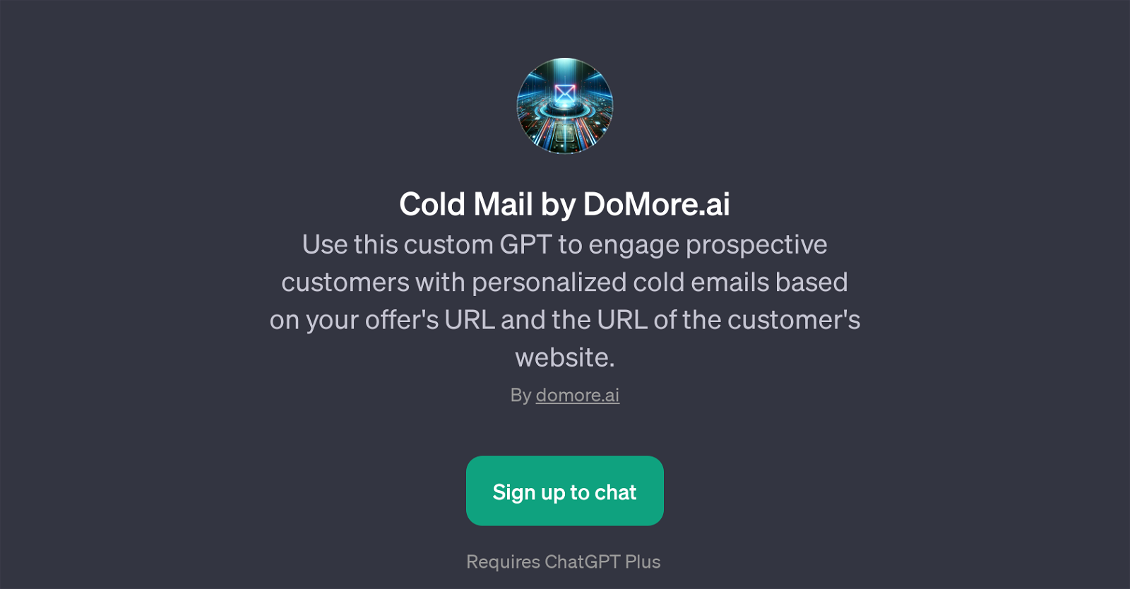 Cold Mail by DoMore.ai website