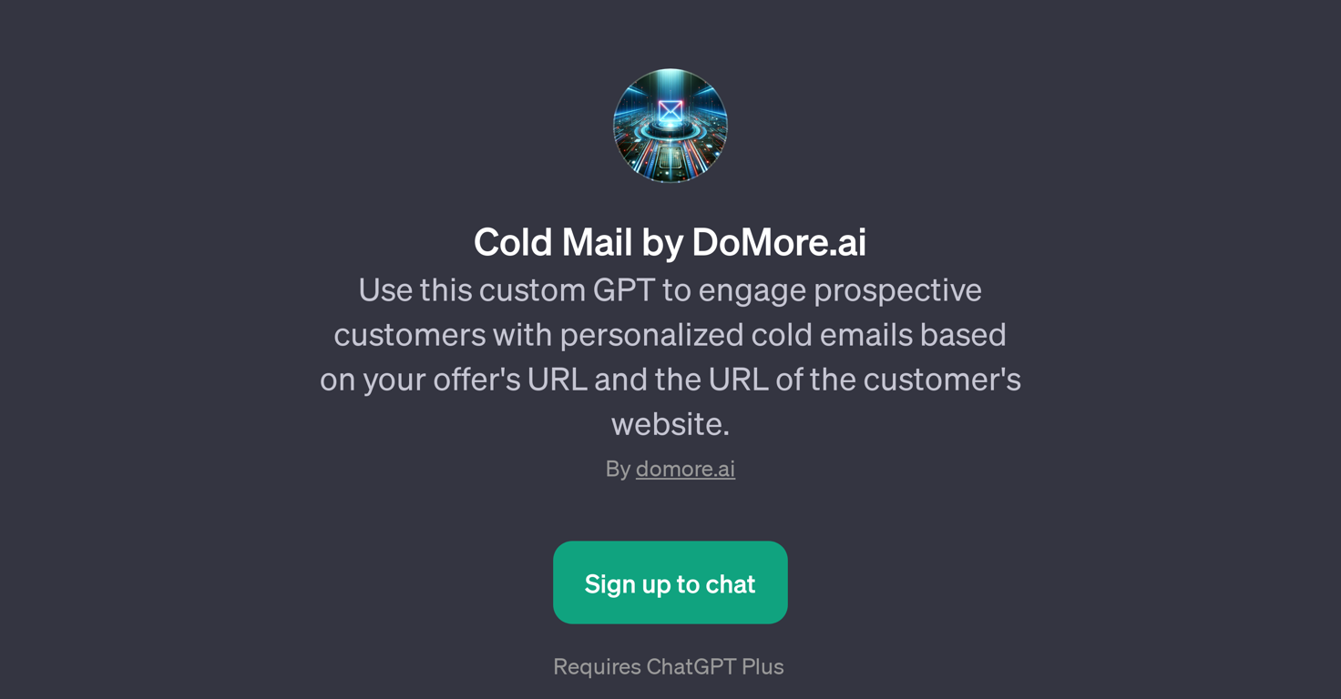 Cold Mail by DoMore.ai website