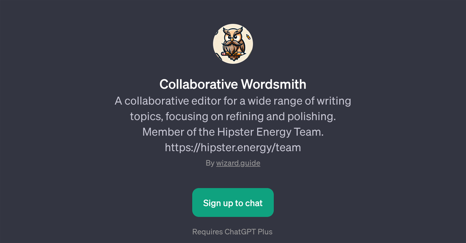 Collaborative Wordsmith website