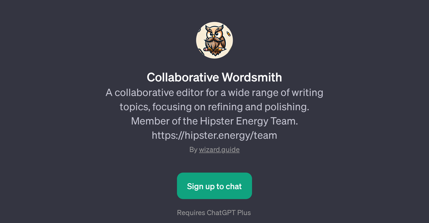 Collaborative Wordsmith website